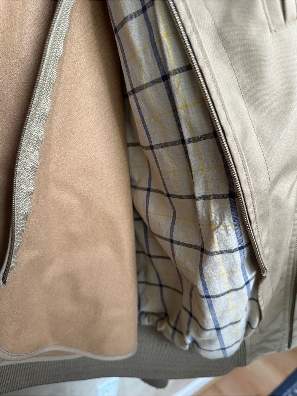 Vintage Brooks Brothers Harrington Jacket Men 42 with Tan Wool Liner - Picture 11 of 13